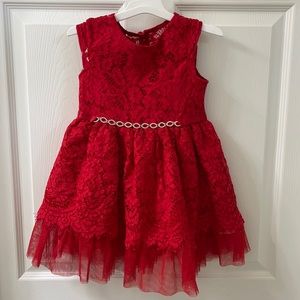 Beautiful Red Lace Dress